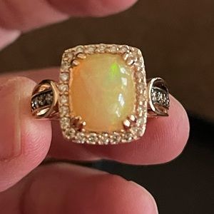 Le Vian
Opal (2 ct. t.w.) & Diamond (1/2 ct. t.w.) Ring in 14k Rose Gold